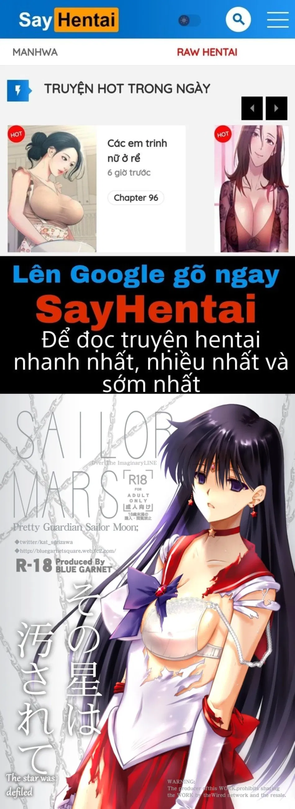 Sailor Moon 18+_ Các tuyển tập phần 2 