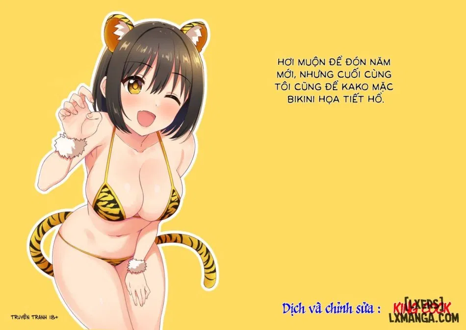 Dù muộn nhưng tôi vẫn để kako mặc bikini họa tiết hổ 