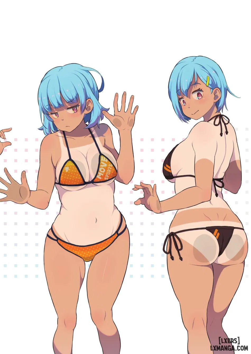 Tanned Girl + Blue Hair Anthology 