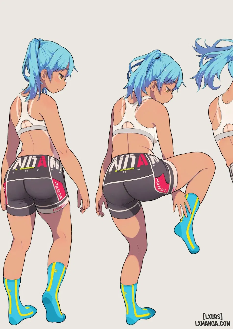 Tanned Girl + Blue Hair Anthology 
