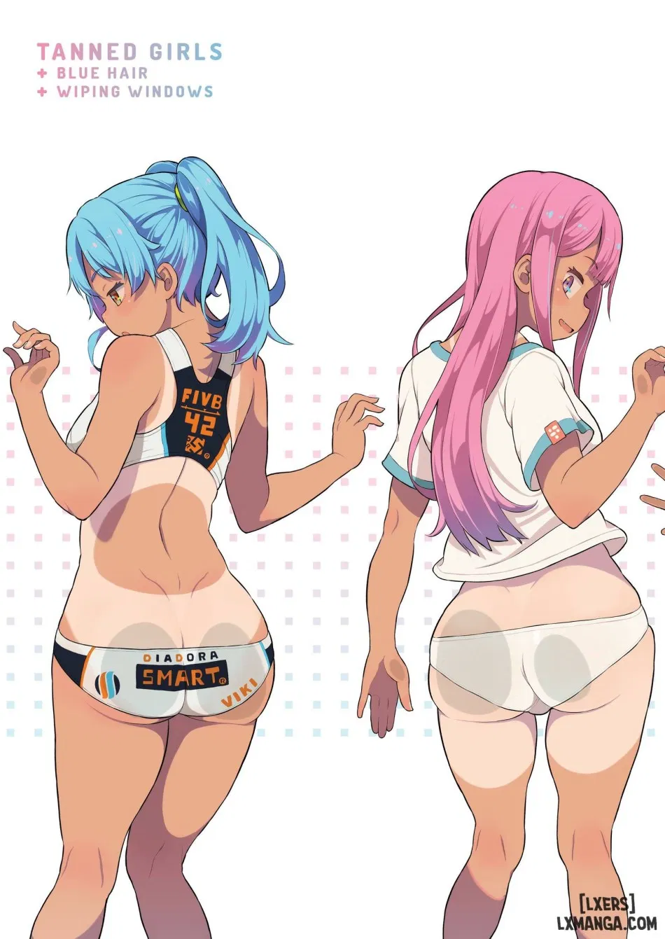 Tanned Girl + Blue Hair Anthology 