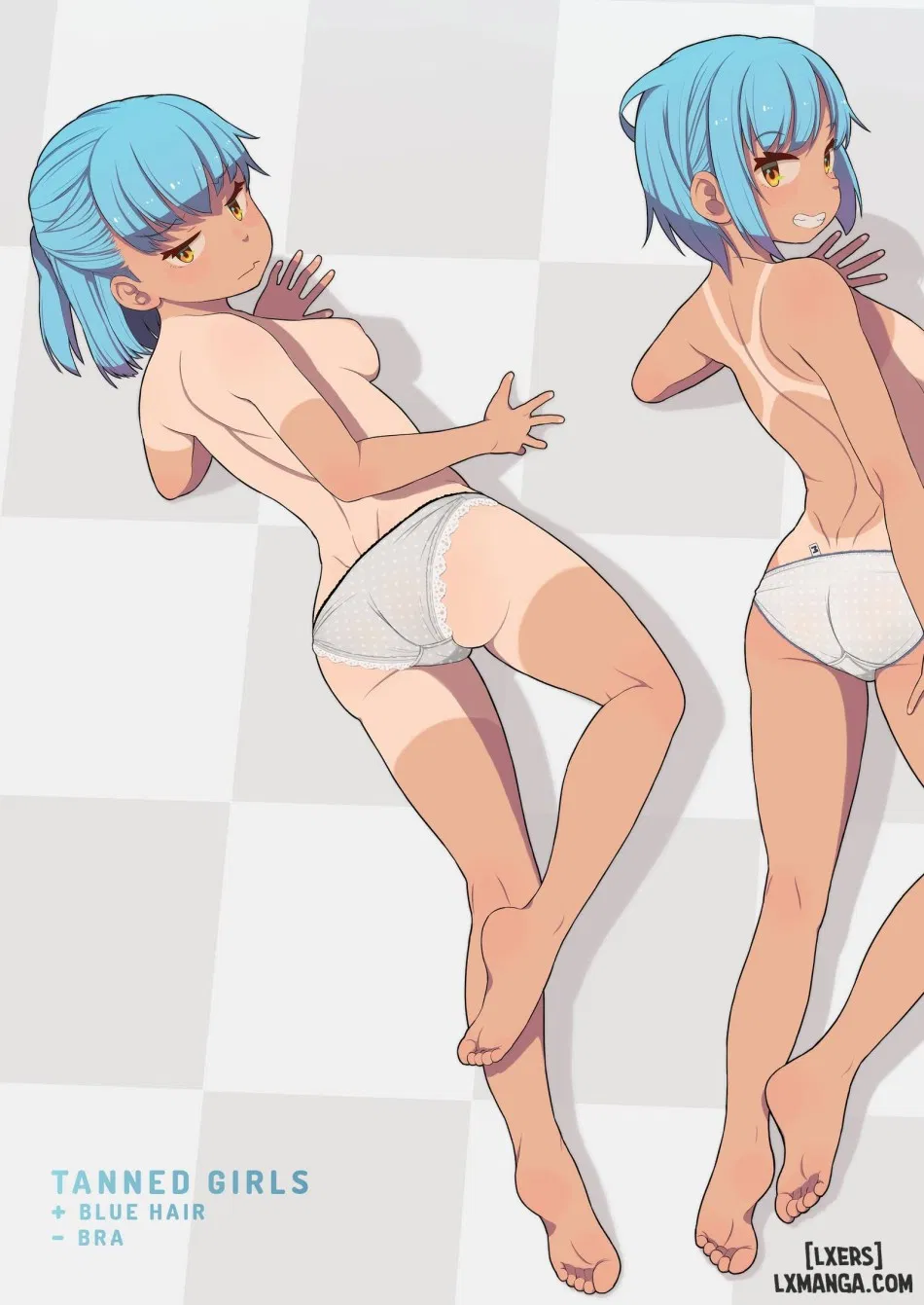 Tanned Girl + Blue Hair Anthology 