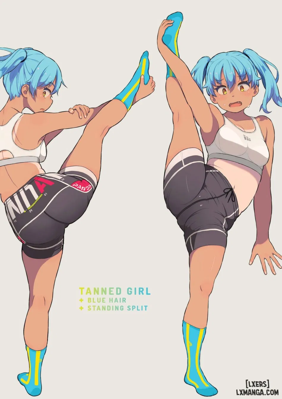 Tanned Girl + Blue Hair Anthology 