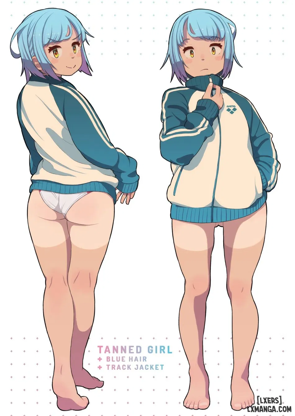 Tanned Girl + Blue Hair Anthology 