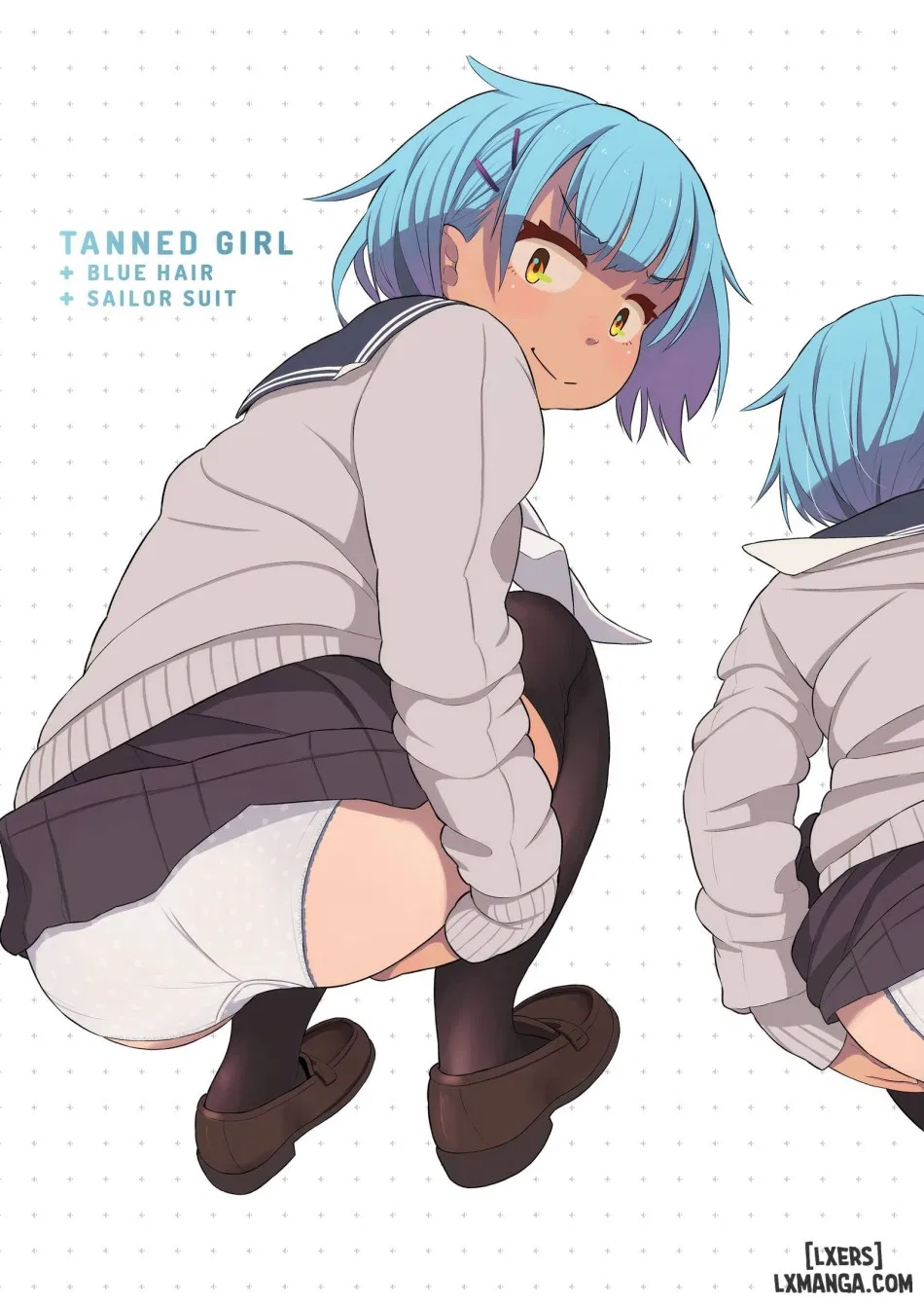 Tanned Girl + Blue Hair Anthology 