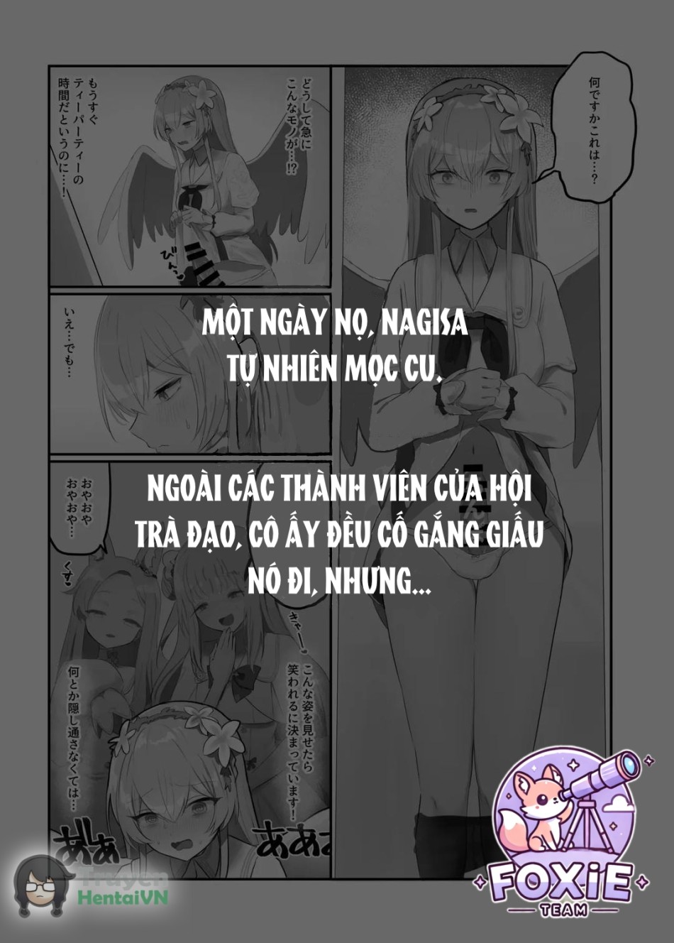 Futanari Tea Party Dosukebe Tougijou Nagisa VS Sisterhood + Kyuugo Kishidan (Blue Archive) 