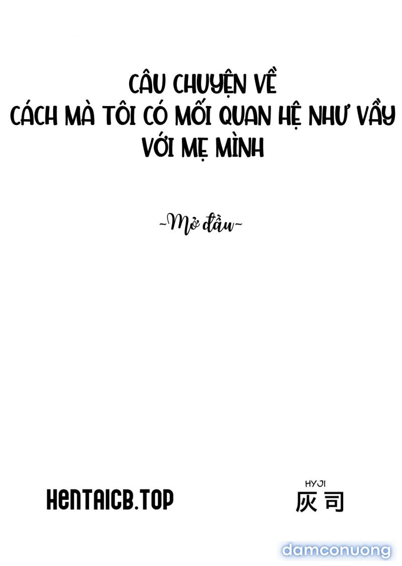 Cách mà tôi có mối quan hệ này với mẹ mình 