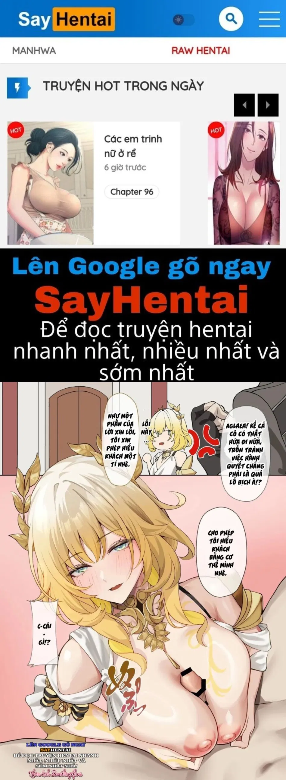 Bị xử tử thì sao, tao vẫn làm tình với Aglaea đấy! 