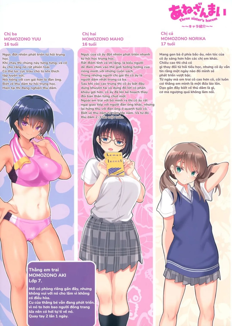 Dàn harem ba chị em 