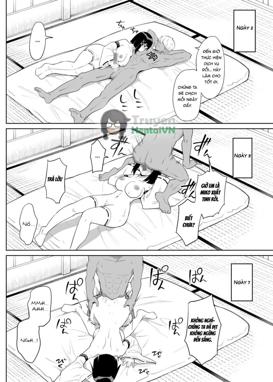 Kanojo wa Miko toshite Netorare Nakadashi Sareta 