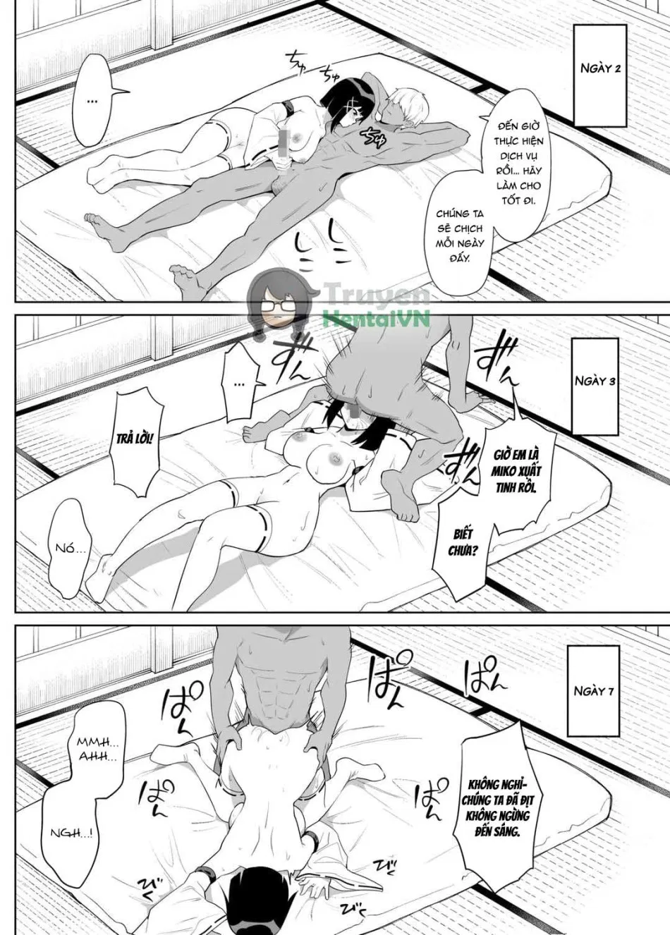 Kanojo wa Miko toshite Netorare Nakadashi Sareta 