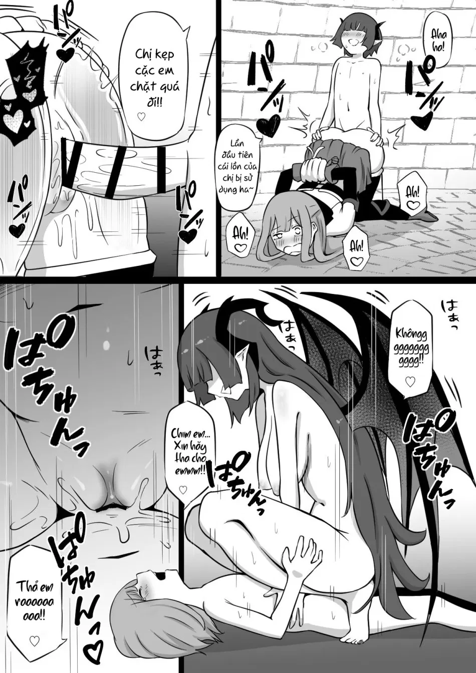 Chị Tôi Bị Succubus Gieo Giống, Còn Tôi Thành Thú Cưng Cho Inccubus 