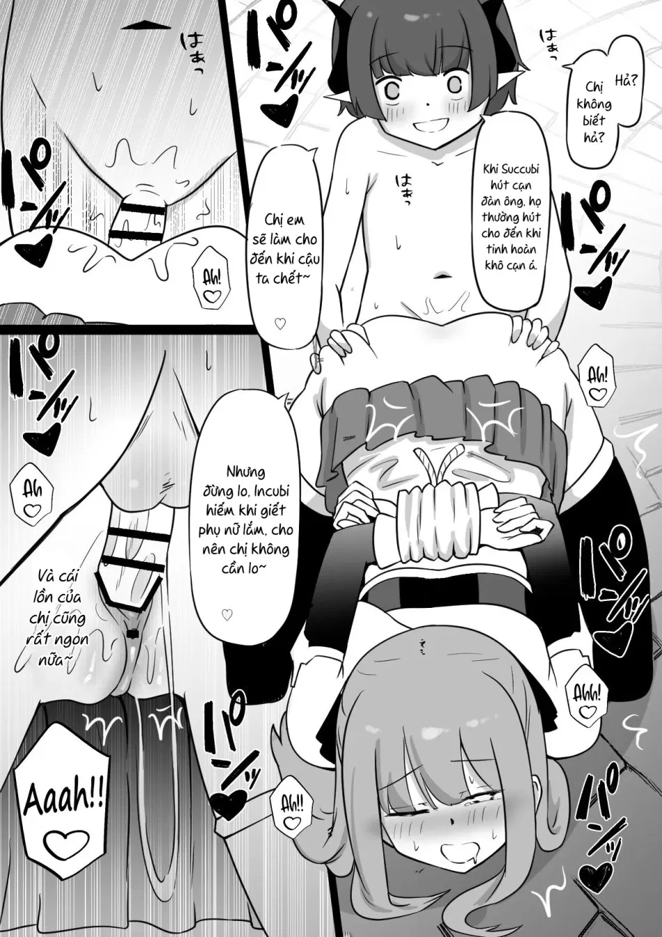 Chị Tôi Bị Succubus Gieo Giống, Còn Tôi Thành Thú Cưng Cho Inccubus 