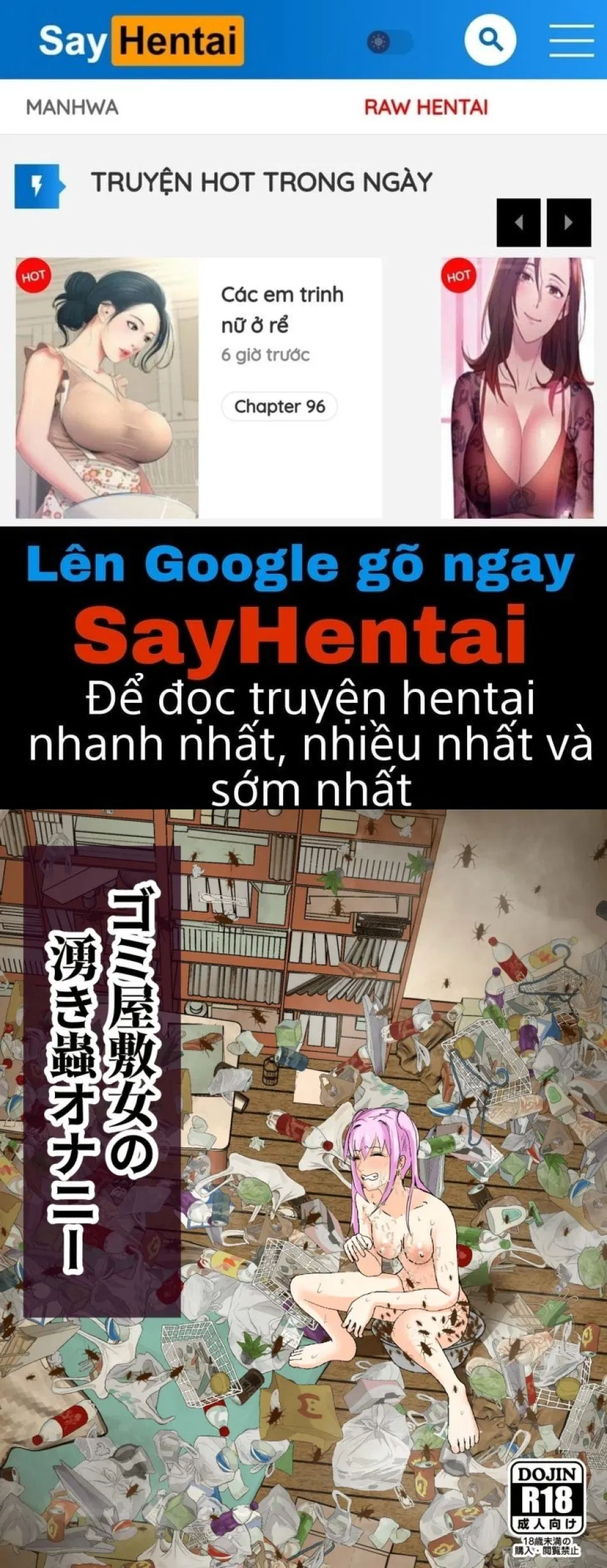 Người phụ nữ trong ngôi nhà bẩn thỉu: Thủ dâm với côn trùng 