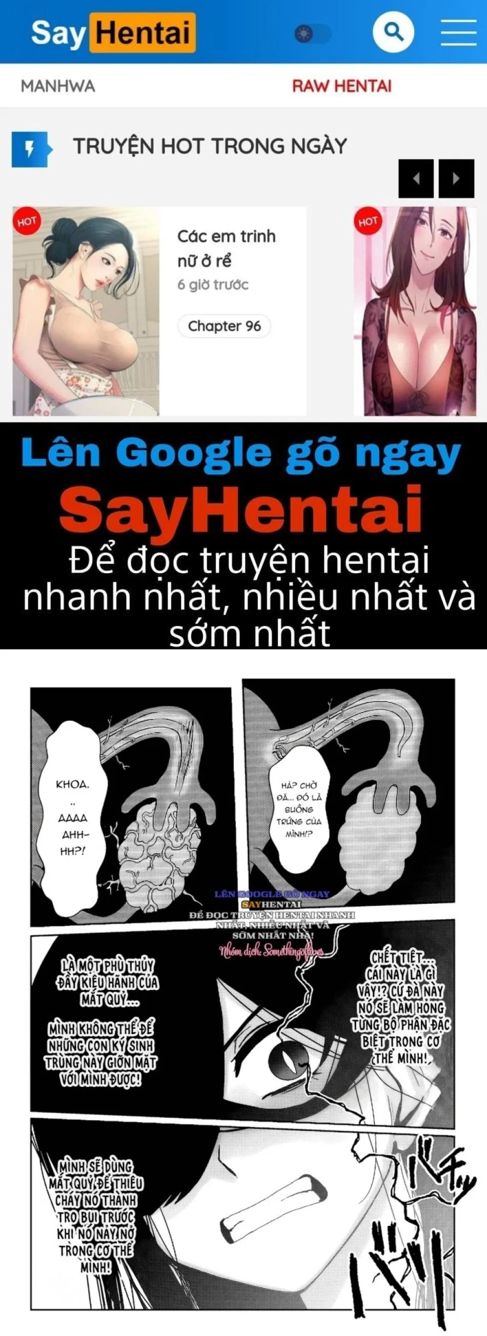 Phù thủy sa ngã và tử cung bị chiếm đoạt 