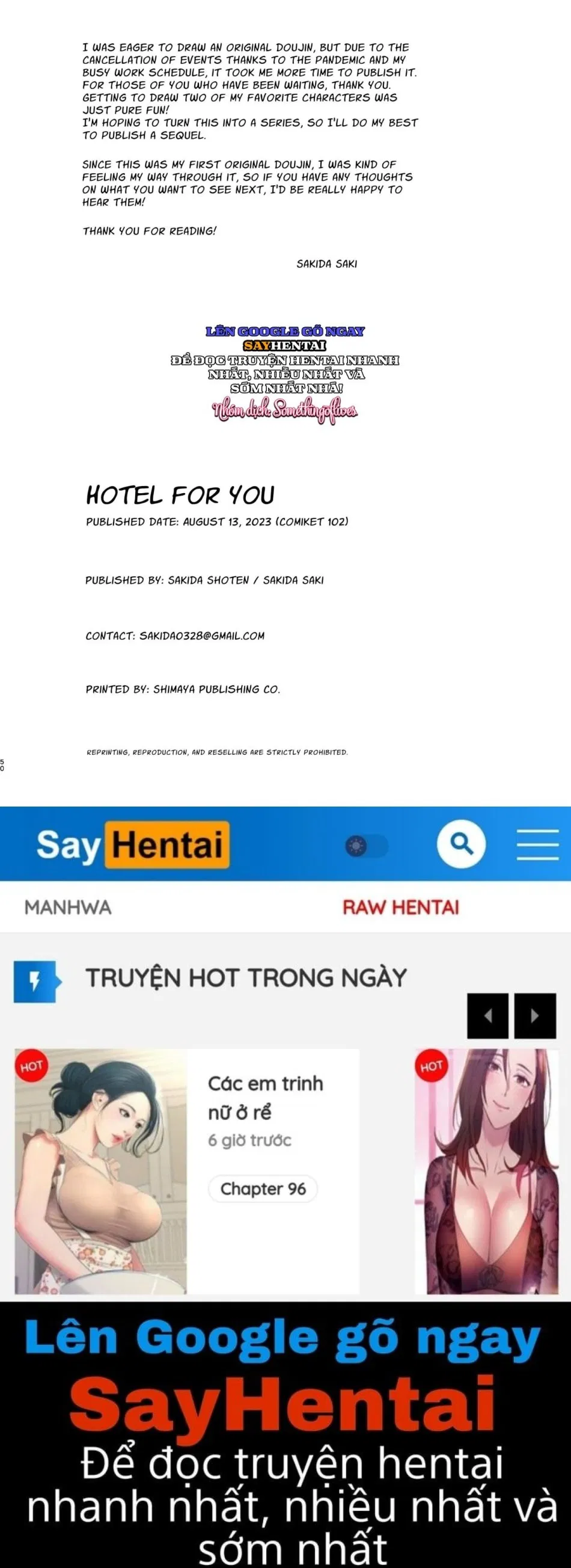 Khách sạn dành cho em. 
