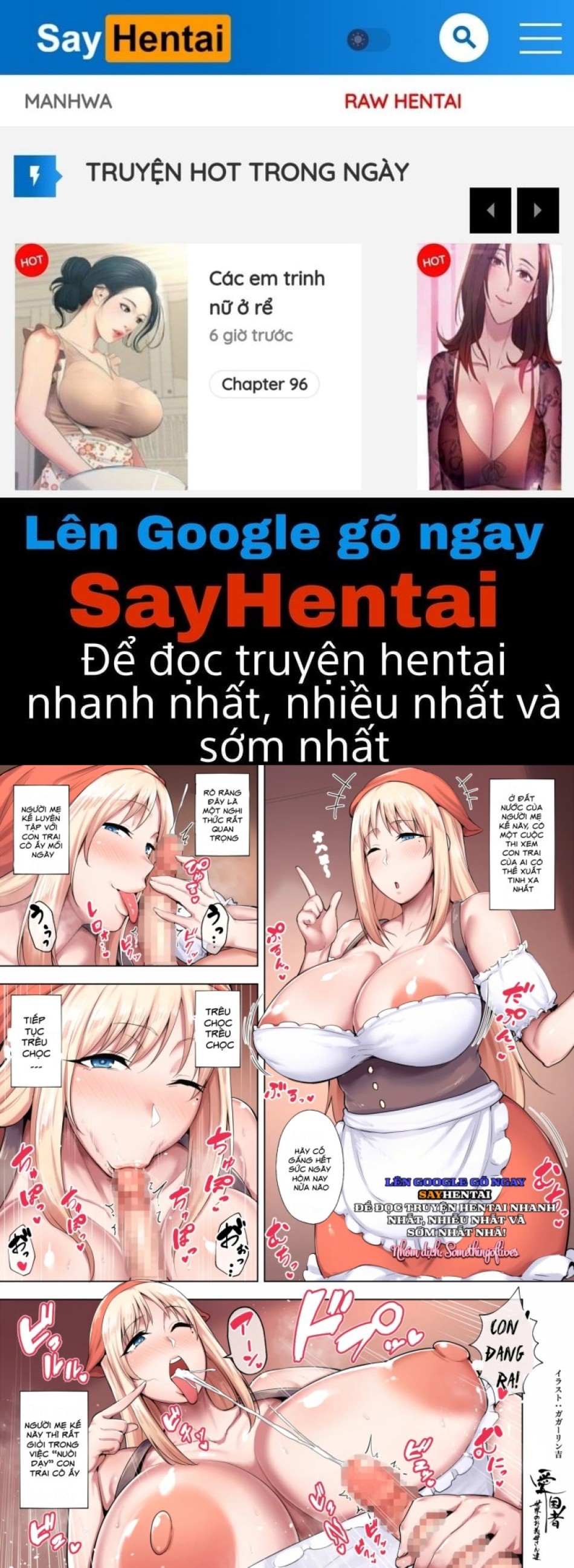 Ở đất nước của người mẹ kế này, có một cuộc thi xem con trai của ai có thể xuất tinh xa nhất 
