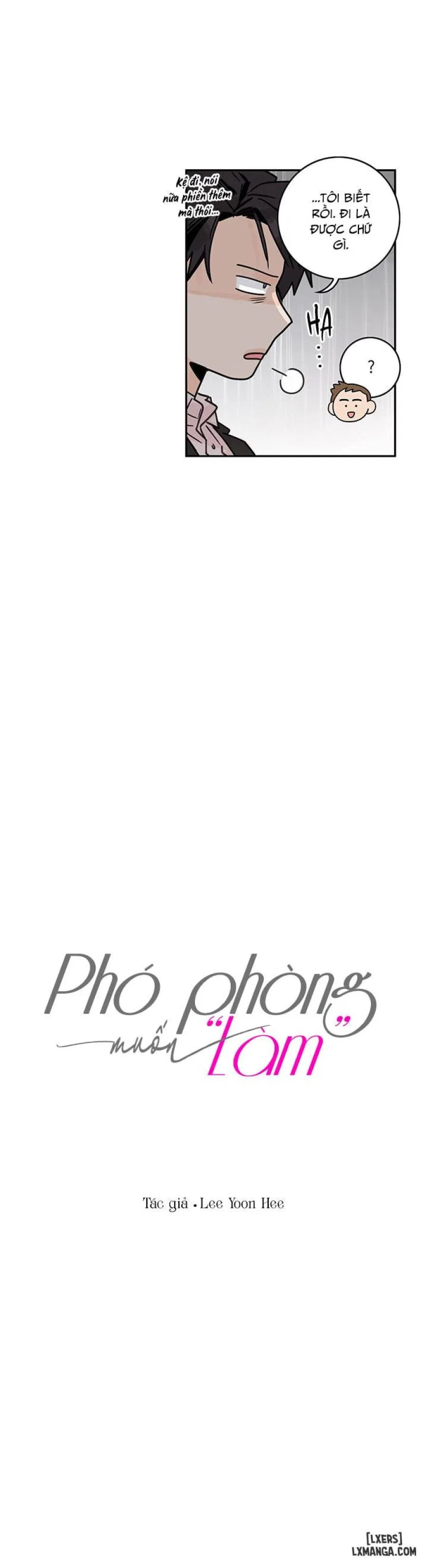 Phó phòng muốn "làm" 