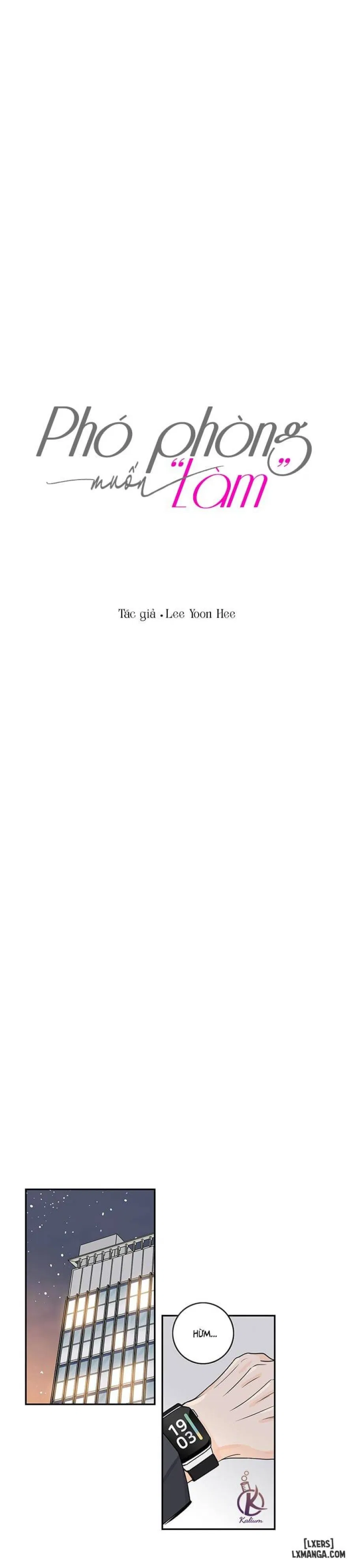 Phó phòng muốn "làm" 