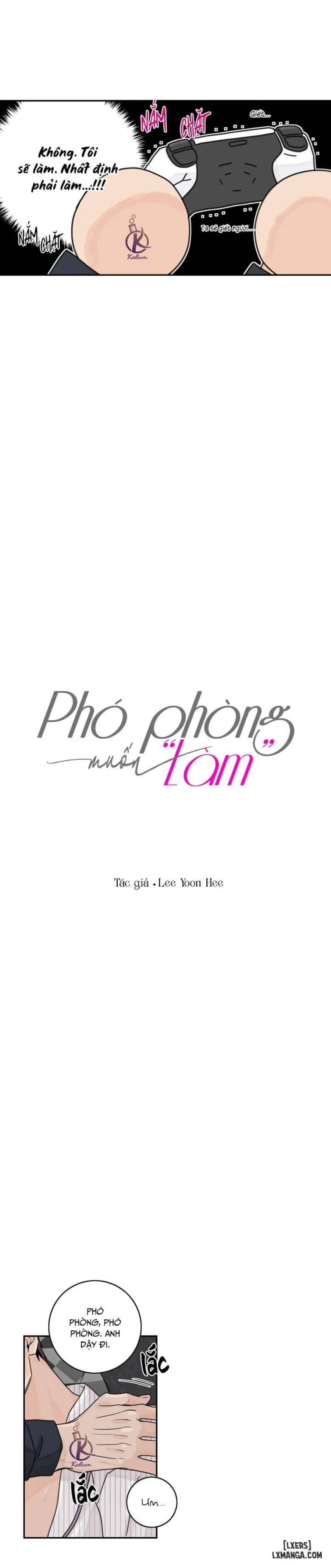 Phó phòng muốn "làm" 