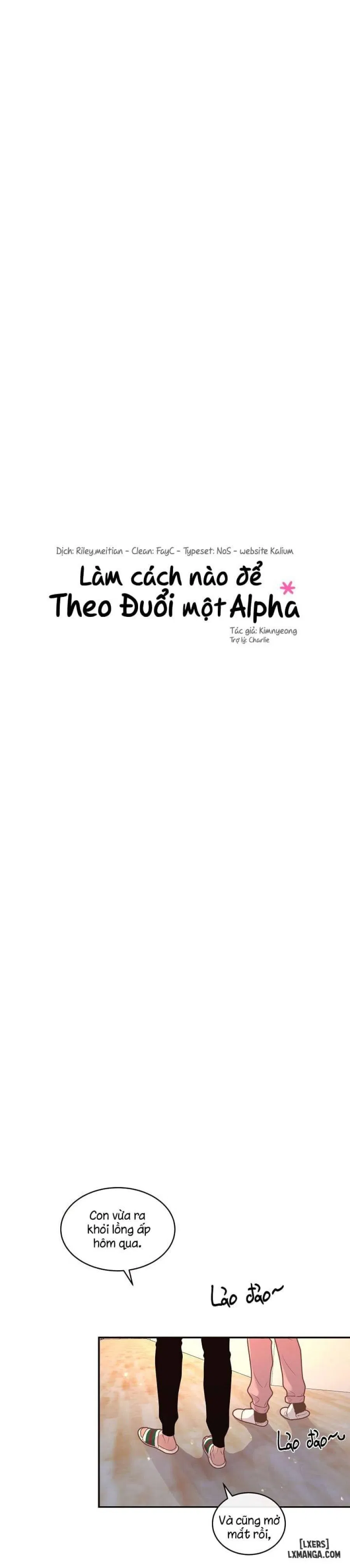 Làm cách nào để theo đuổi một Alpha? 