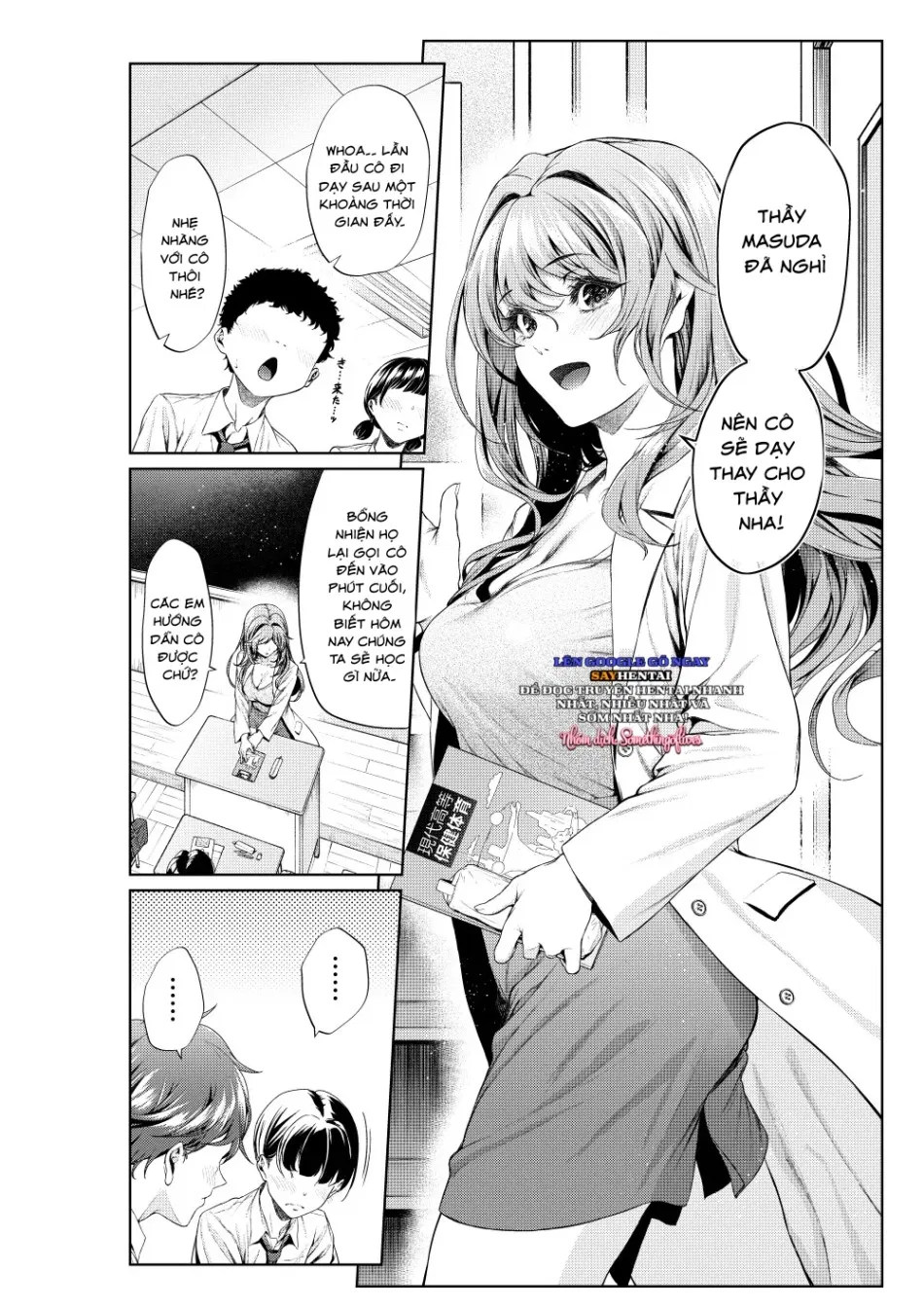 Shokuba no Senpai_ Hokenshitsu no Sensei, Kyoudan ni Tatsu 