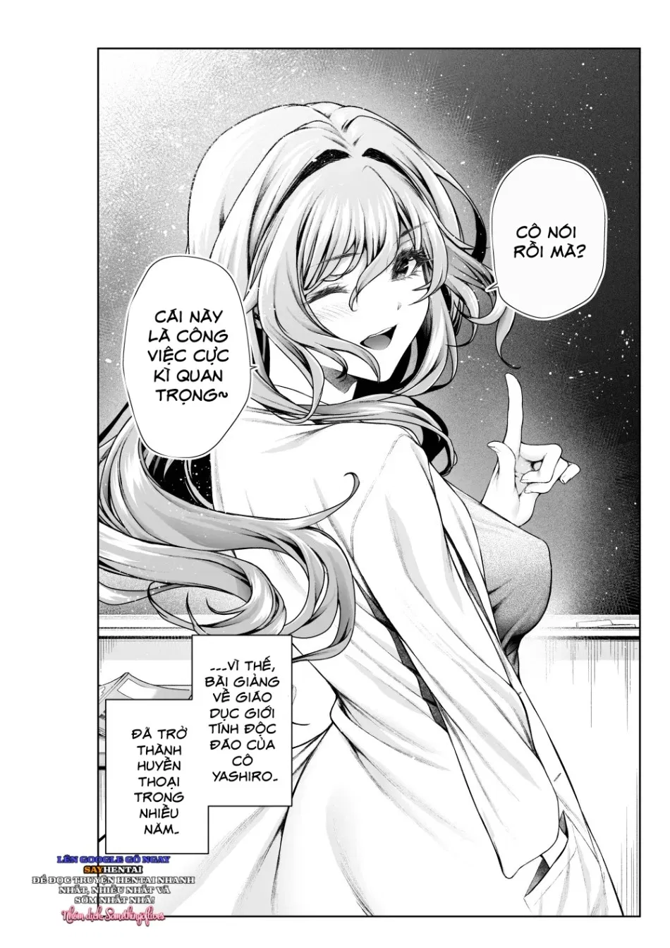 Shokuba no Senpai_ Hokenshitsu no Sensei, Kyoudan ni Tatsu 