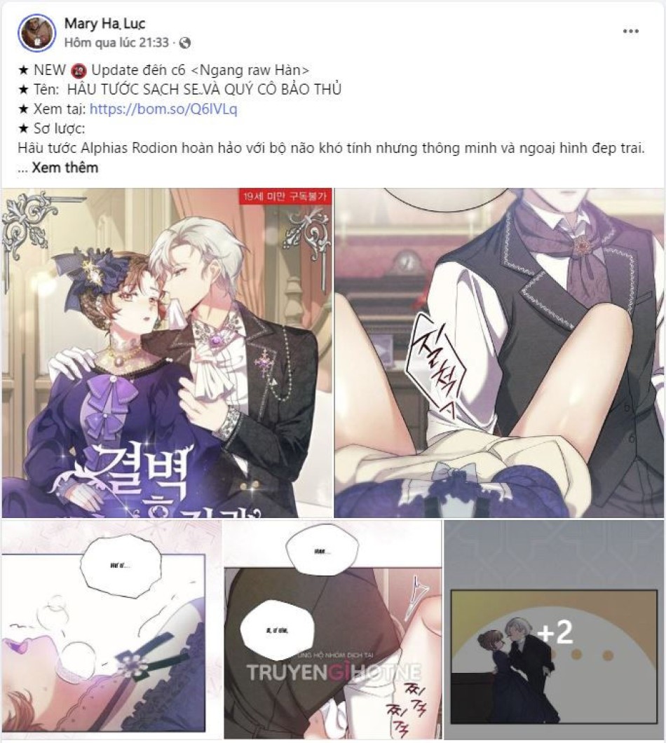 [18+] HẦU TƯỚC SẠCH SẼ VÀ QUÝ CÔ BẢO THỦ 
