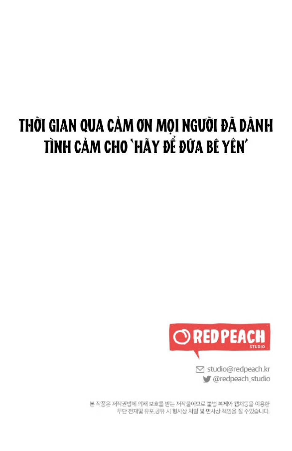 [18+] ĐỂ ĐỨA BÉ YÊN 