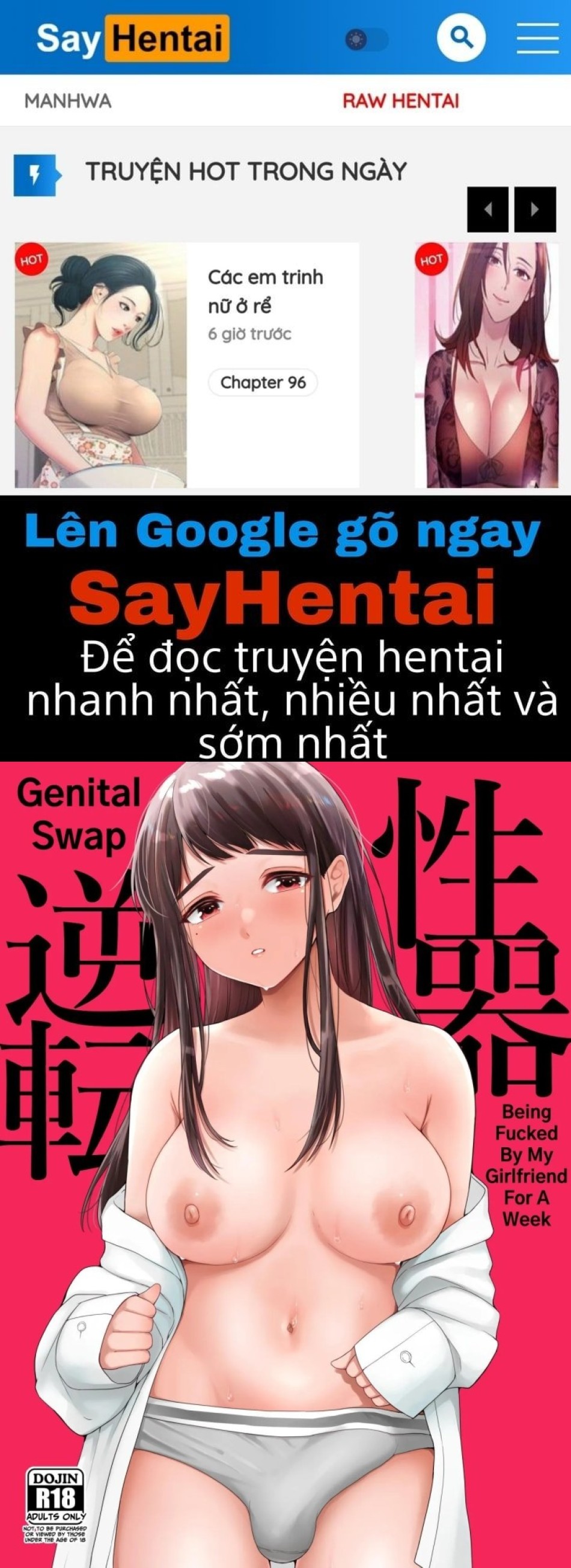7 ngày bị bạn gái hoán đổi giới tính thống trị 