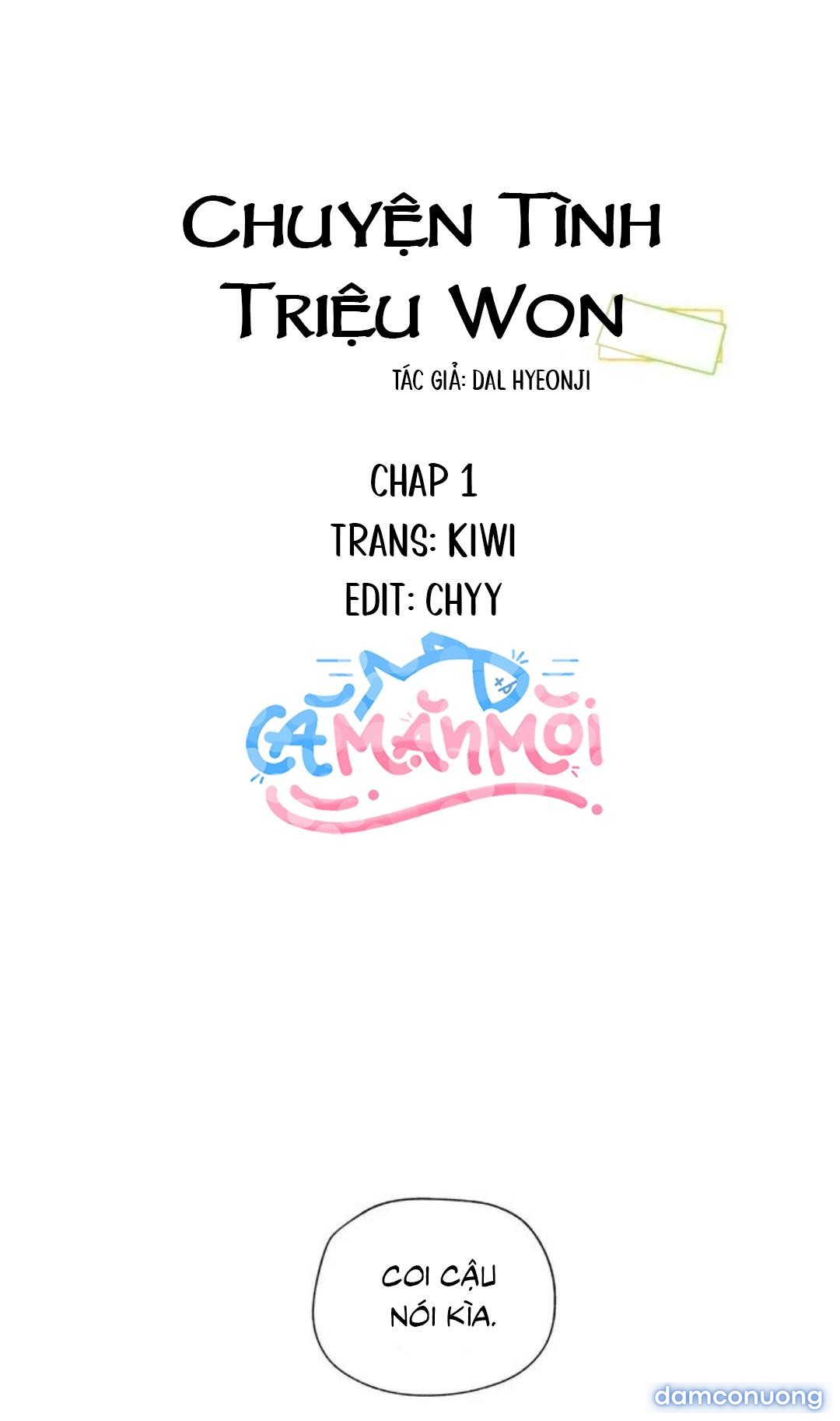 Chuyện tình triệu won 