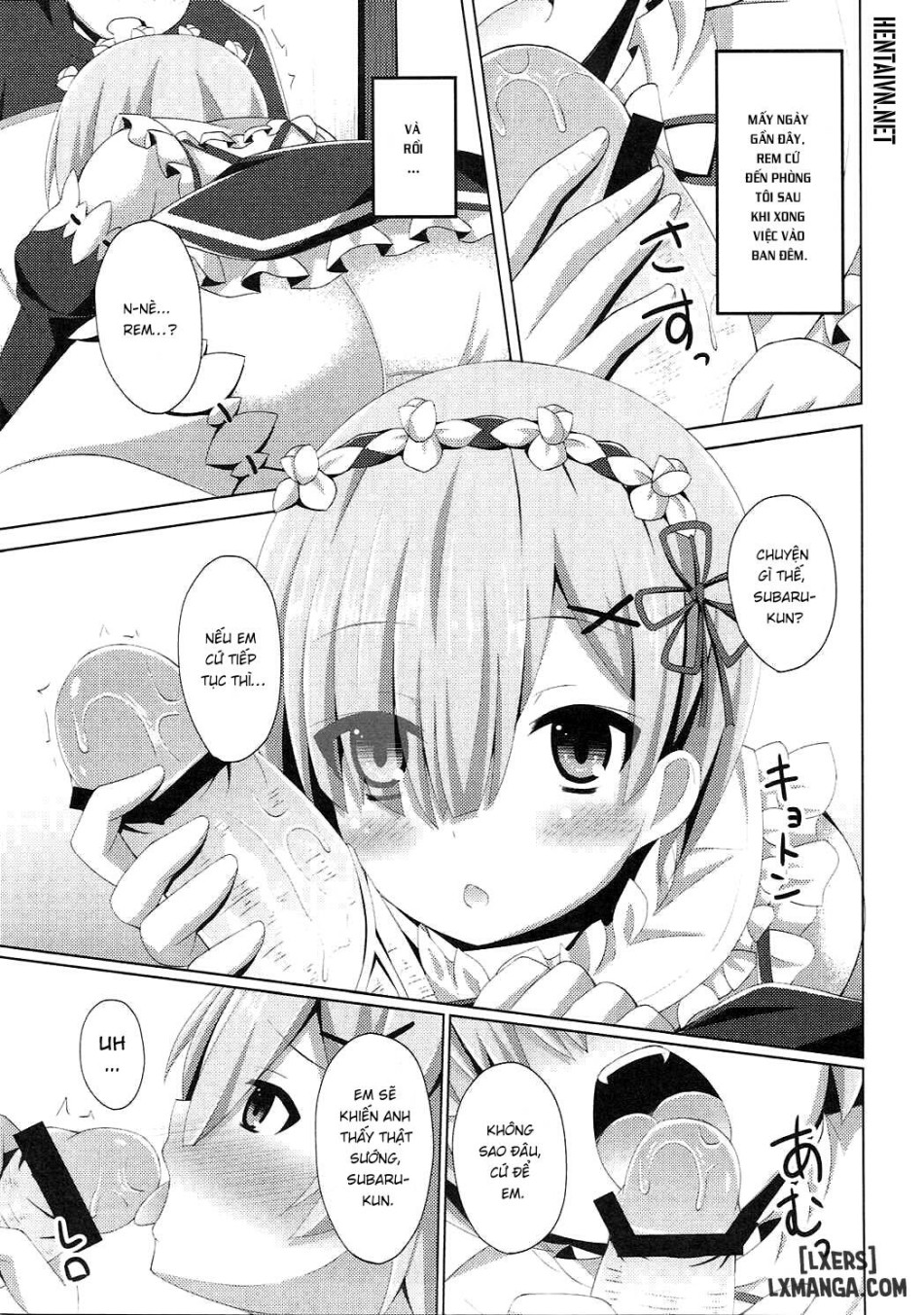 À, Subaru-kun, chúng ta hãy quan hệ nhé. 