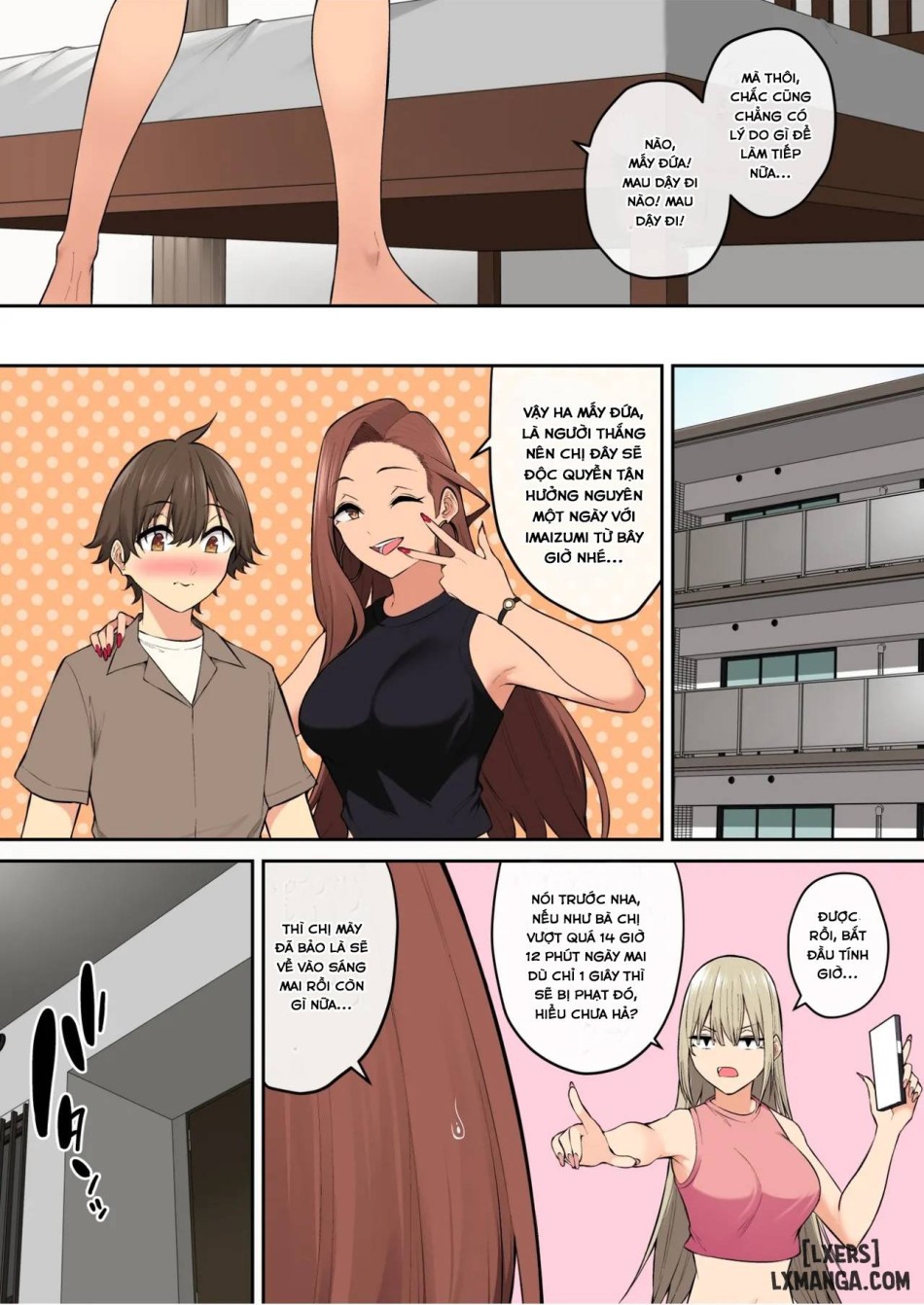Imaizumi đưa cả bầy gyaru về nhà mình 7 