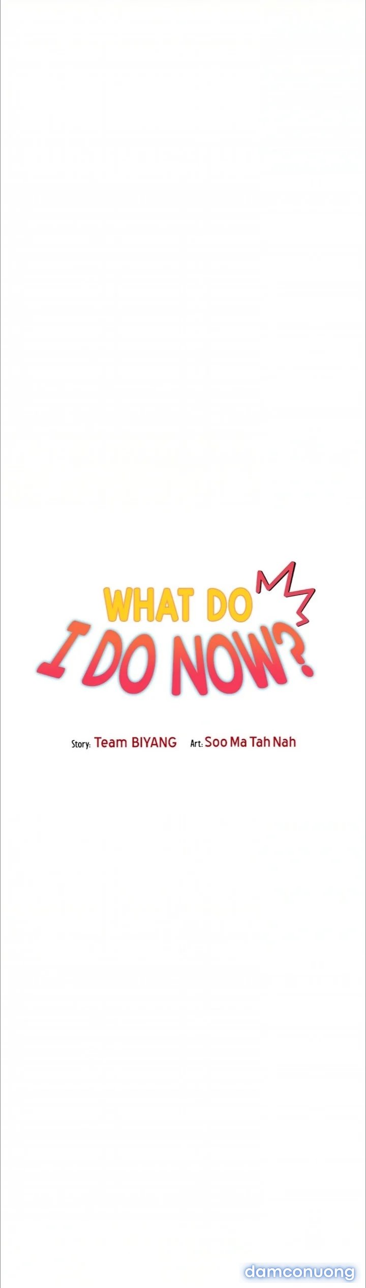 Tôi phải làm gì bây giờ? 