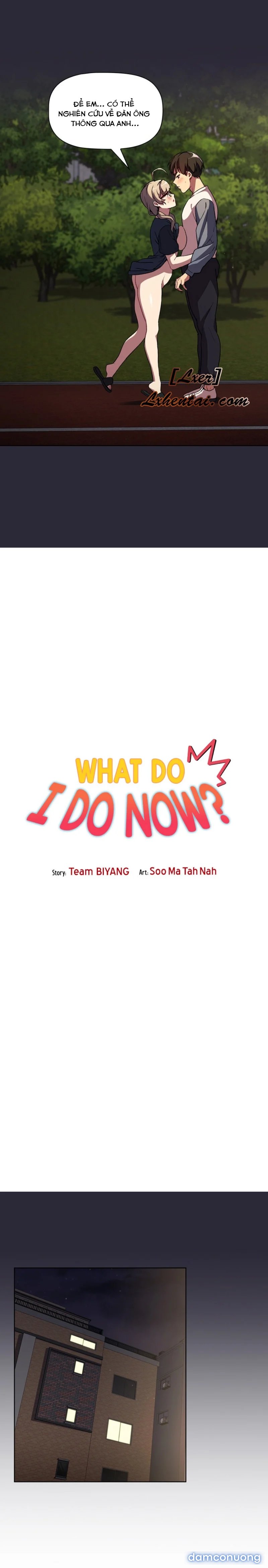 Tôi phải làm gì bây giờ? 