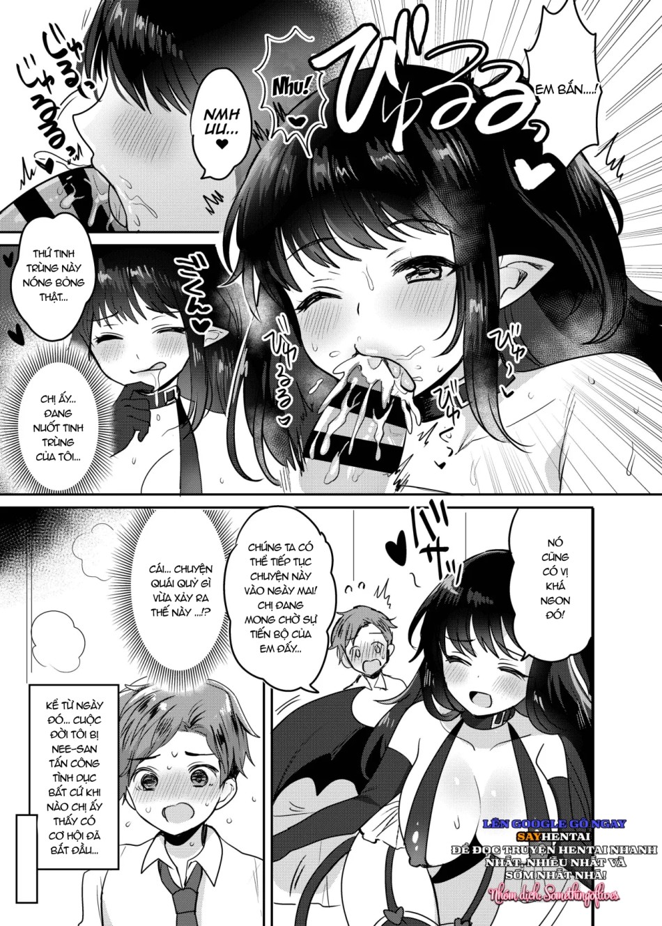 Chị gái là một Succubus dâm đãng. 