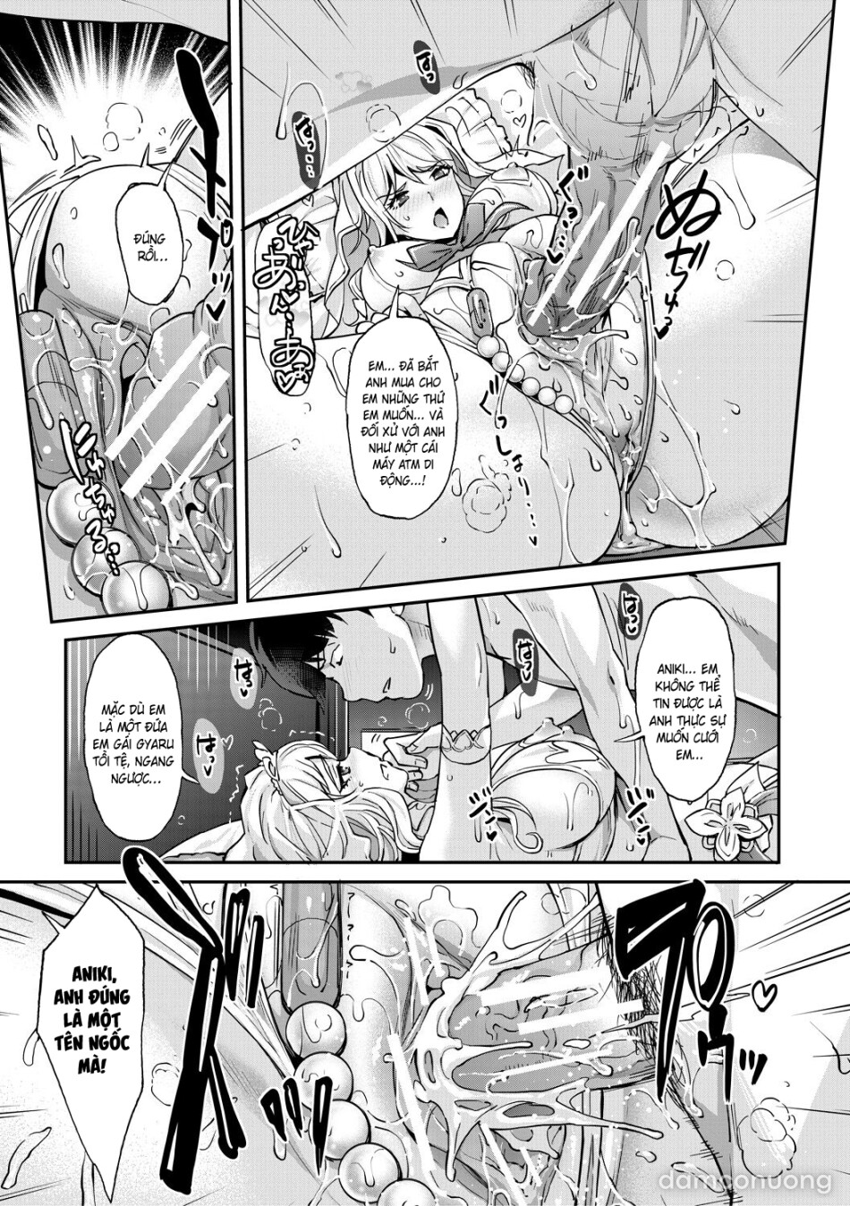 Cô em gái gyaru ra liên tục trong trò chơi thôi miên! 