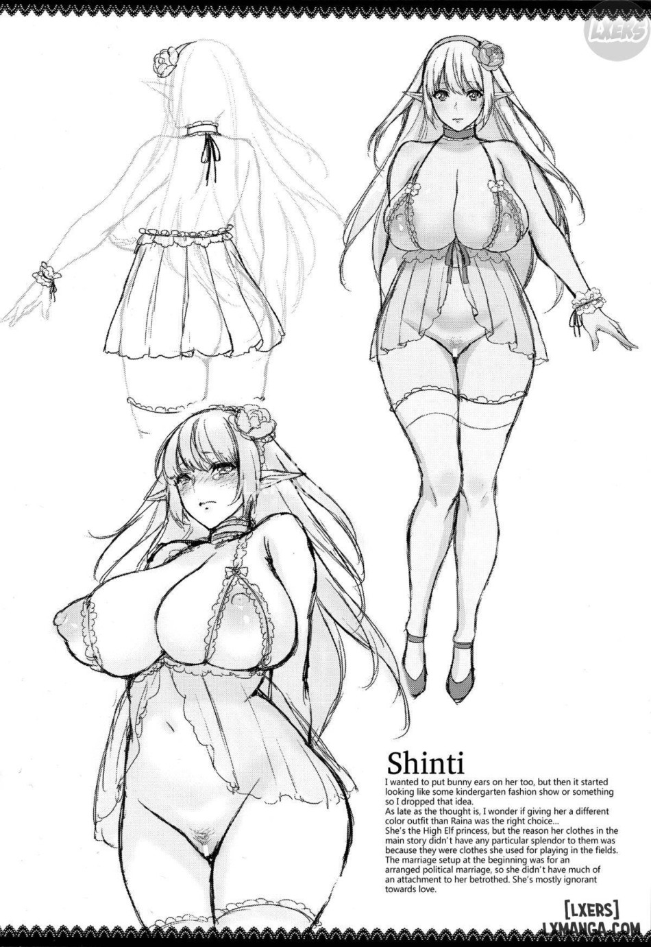Elf no Hime wa Kairaku ni Naku 