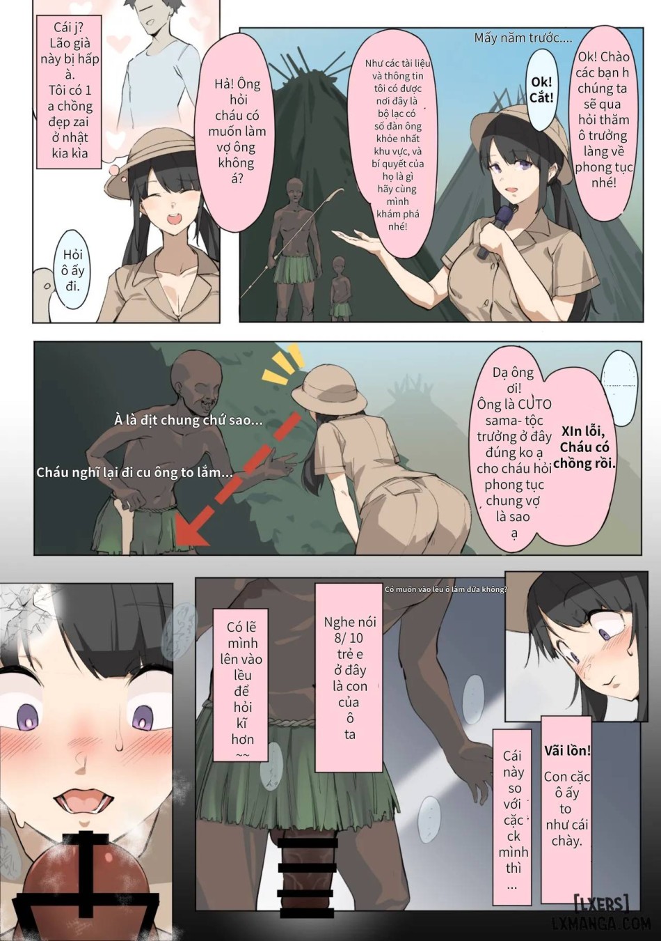 Nữ khám phá văn hóa nứng lồn yêu cặc của bộ lạc châu phi 