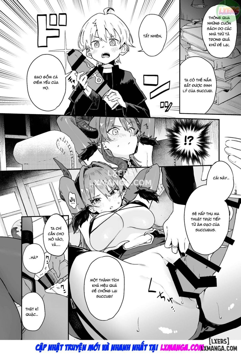 I'll Fight the Lewd Succubus Lady With Sexual Punishments oneshot 