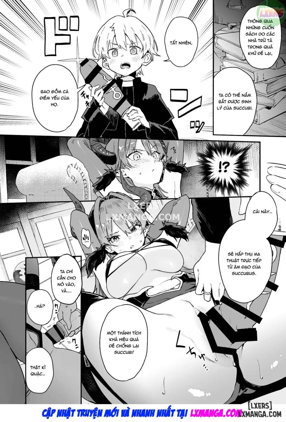 I'll Fight the Lewd Succubus Lady With Sexual Punishments oneshot 