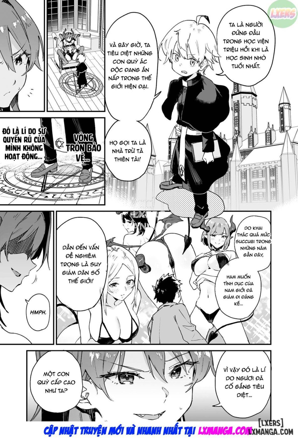 I'll Fight the Lewd Succubus Lady With Sexual Punishments oneshot 