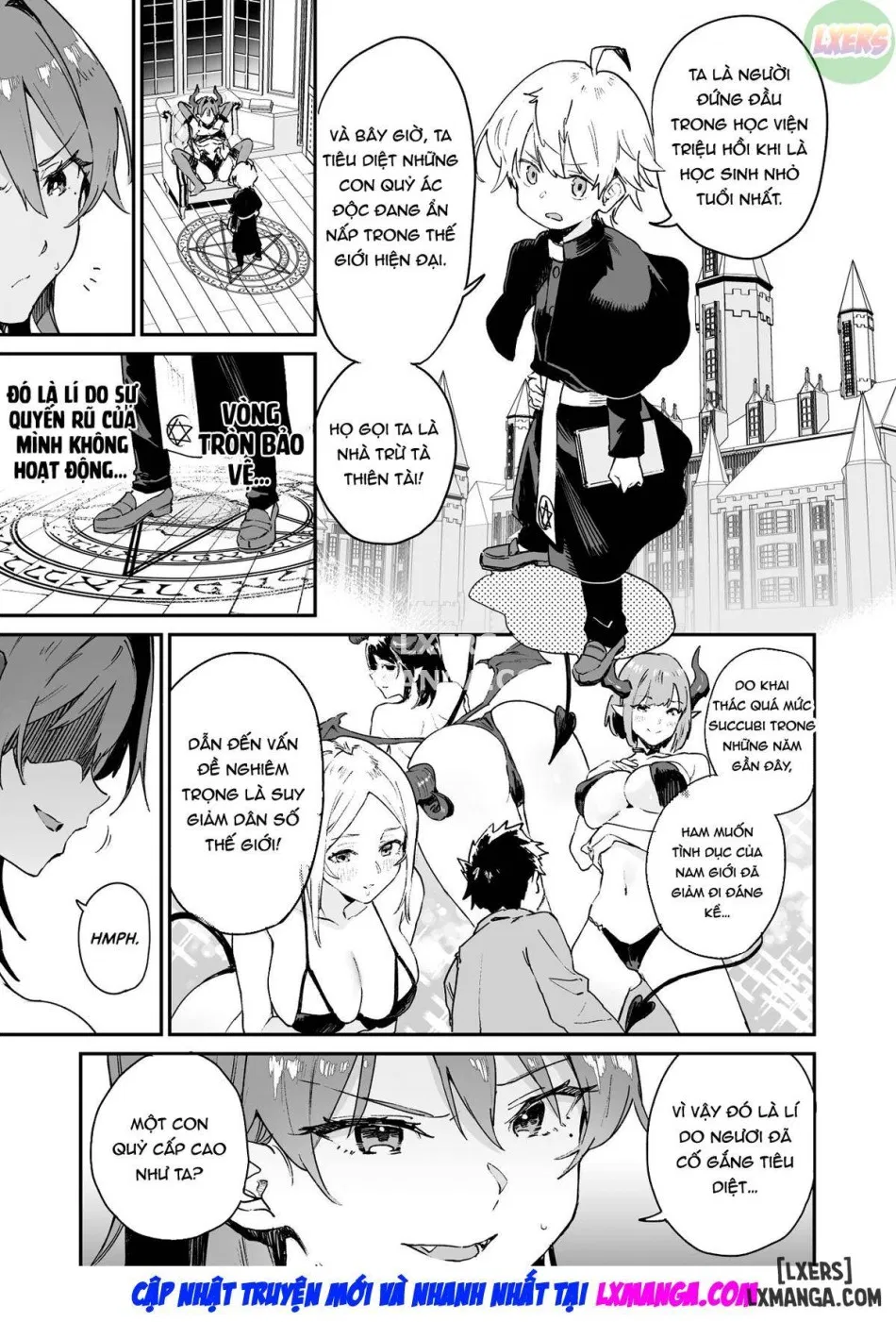 I'll Fight the Lewd Succubus Lady With Sexual Punishments oneshot 