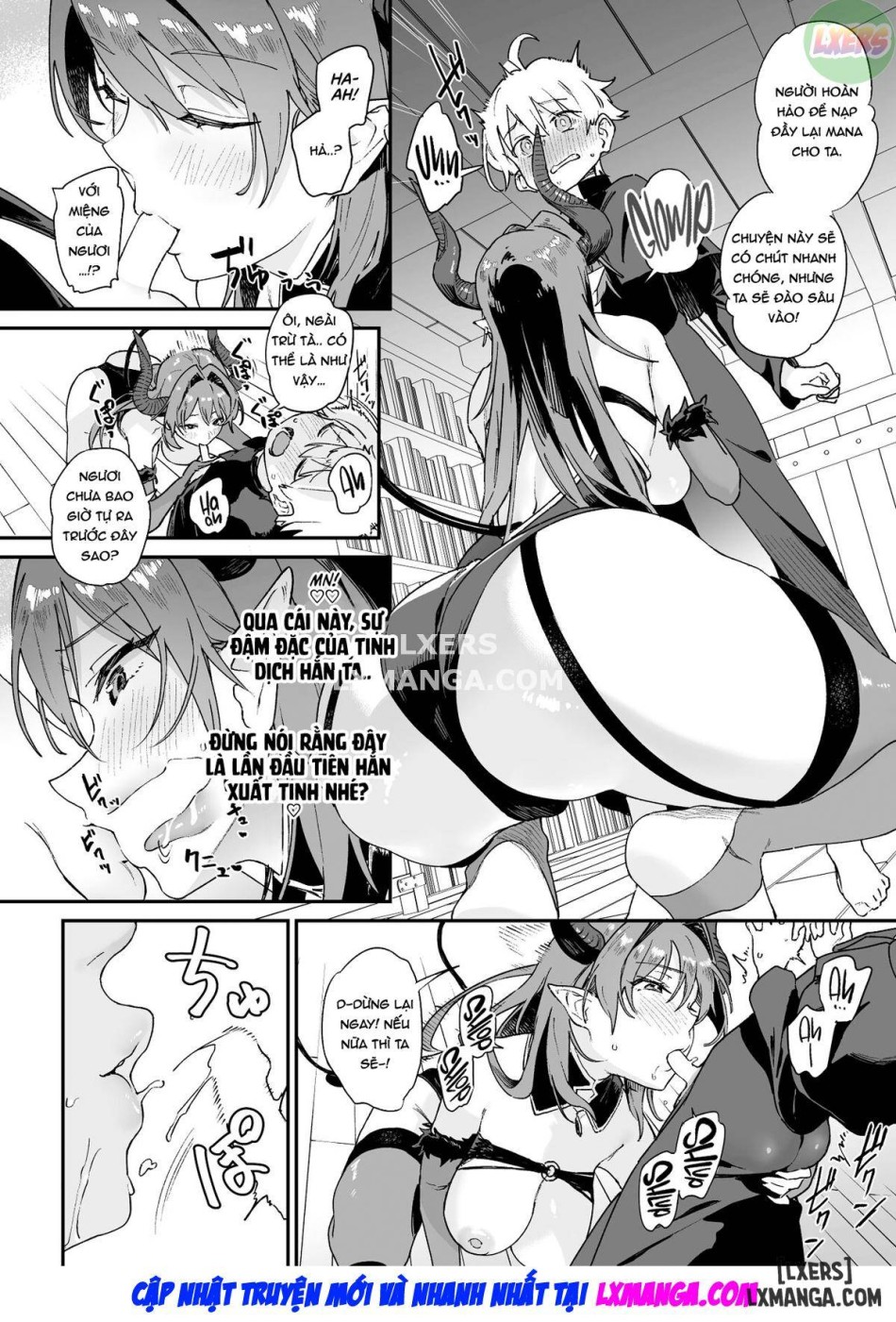 I'll Fight the Lewd Succubus Lady With Sexual Punishments oneshot 