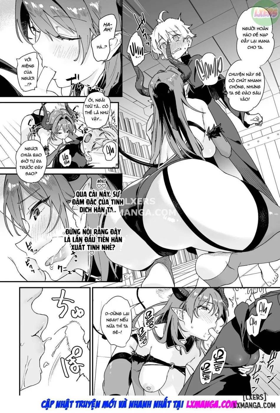 I'll Fight the Lewd Succubus Lady With Sexual Punishments oneshot 