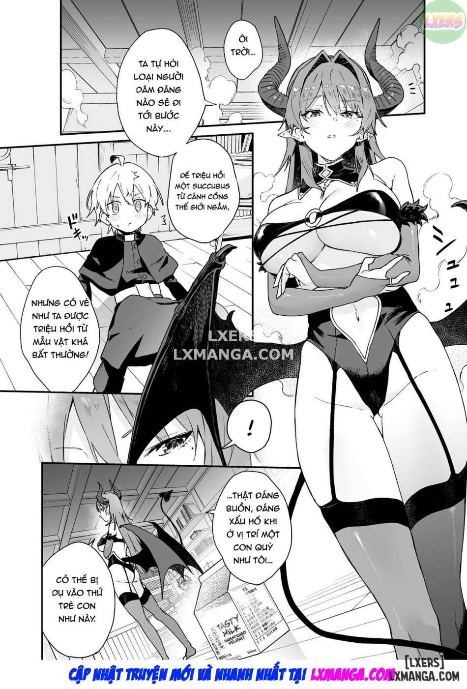 I'll Fight the Lewd Succubus Lady With Sexual Punishments oneshot 