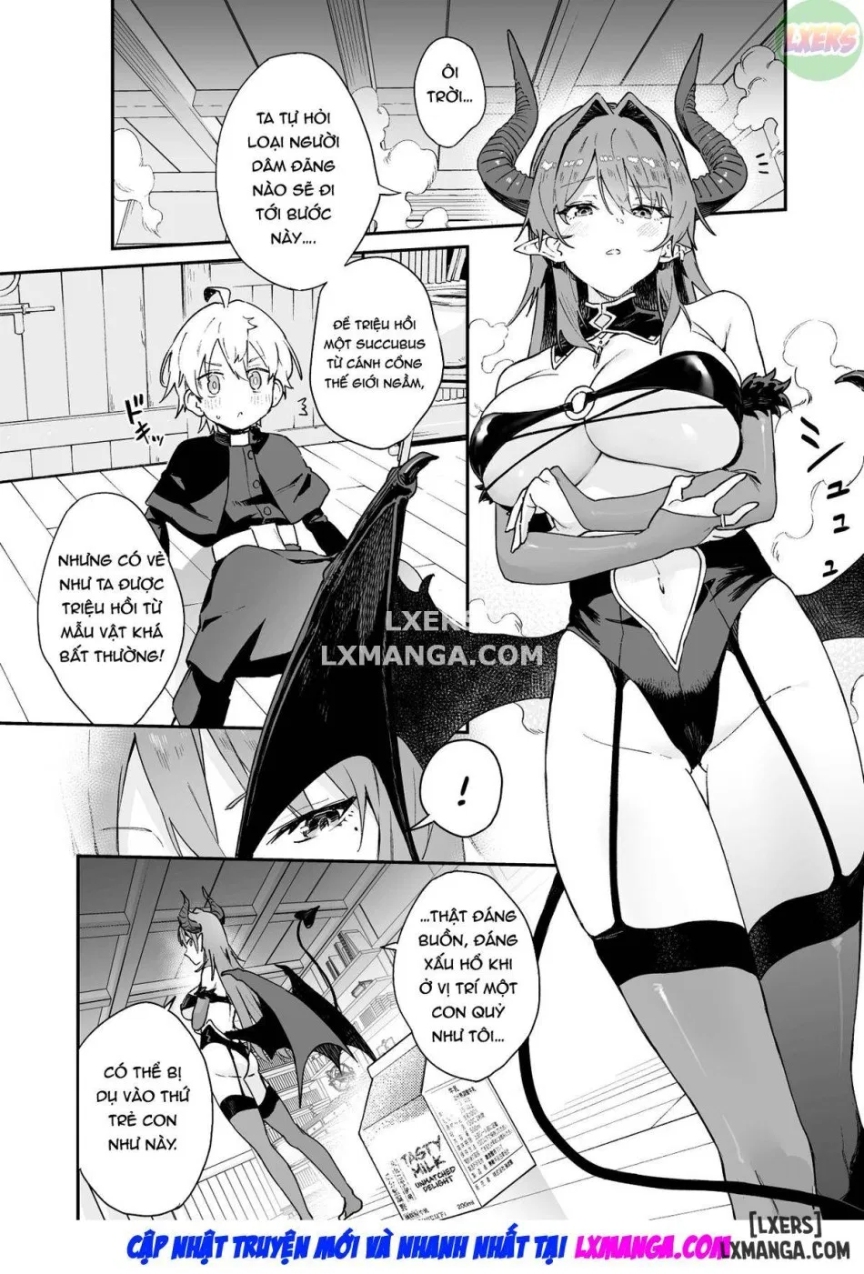 I'll Fight the Lewd Succubus Lady With Sexual Punishments oneshot 