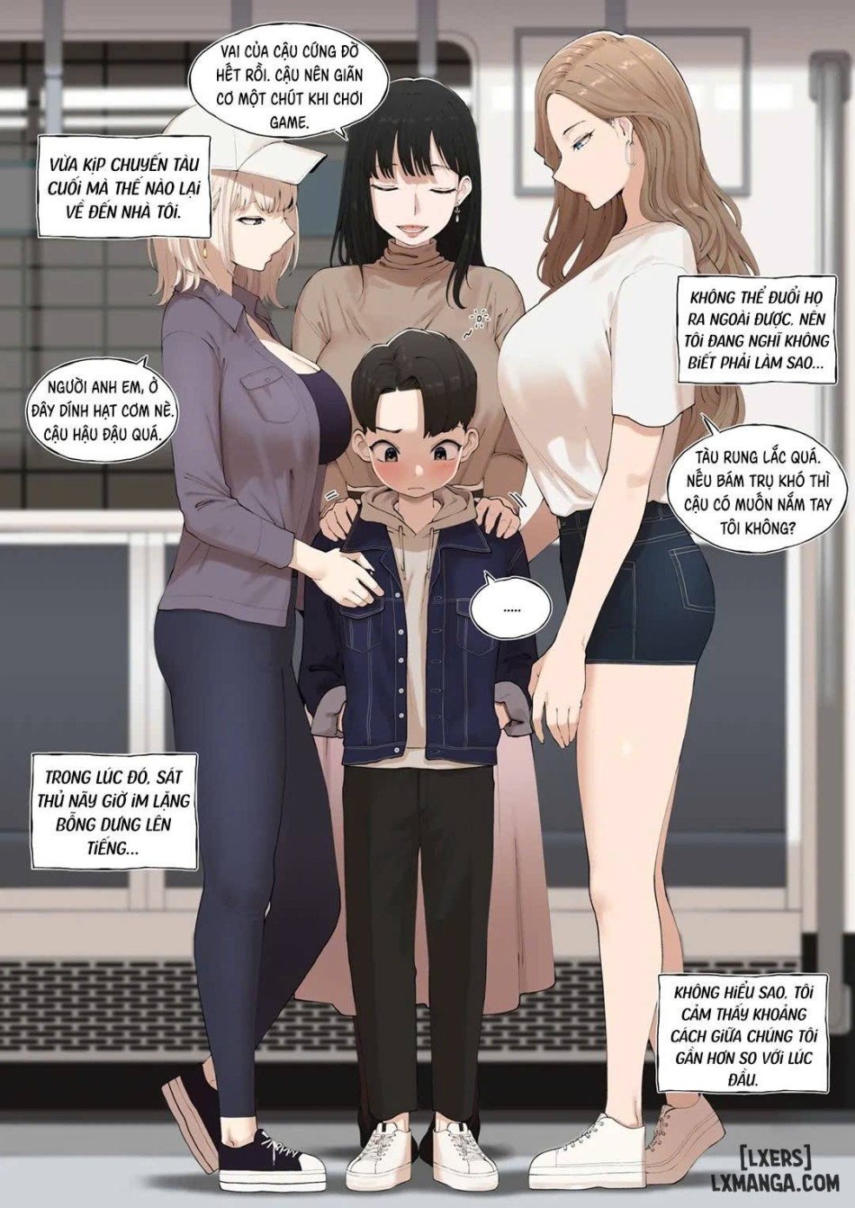Chỉ mình tôi là đàn ông trong cái tổ đội này 