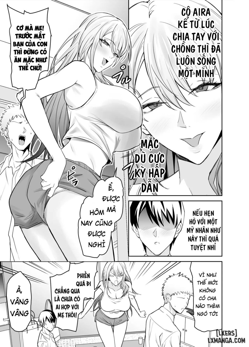 Tomodachi no Gal Mama wa Musuko ni Kakurete Ore no Dekachin wo Kuimakuru. 