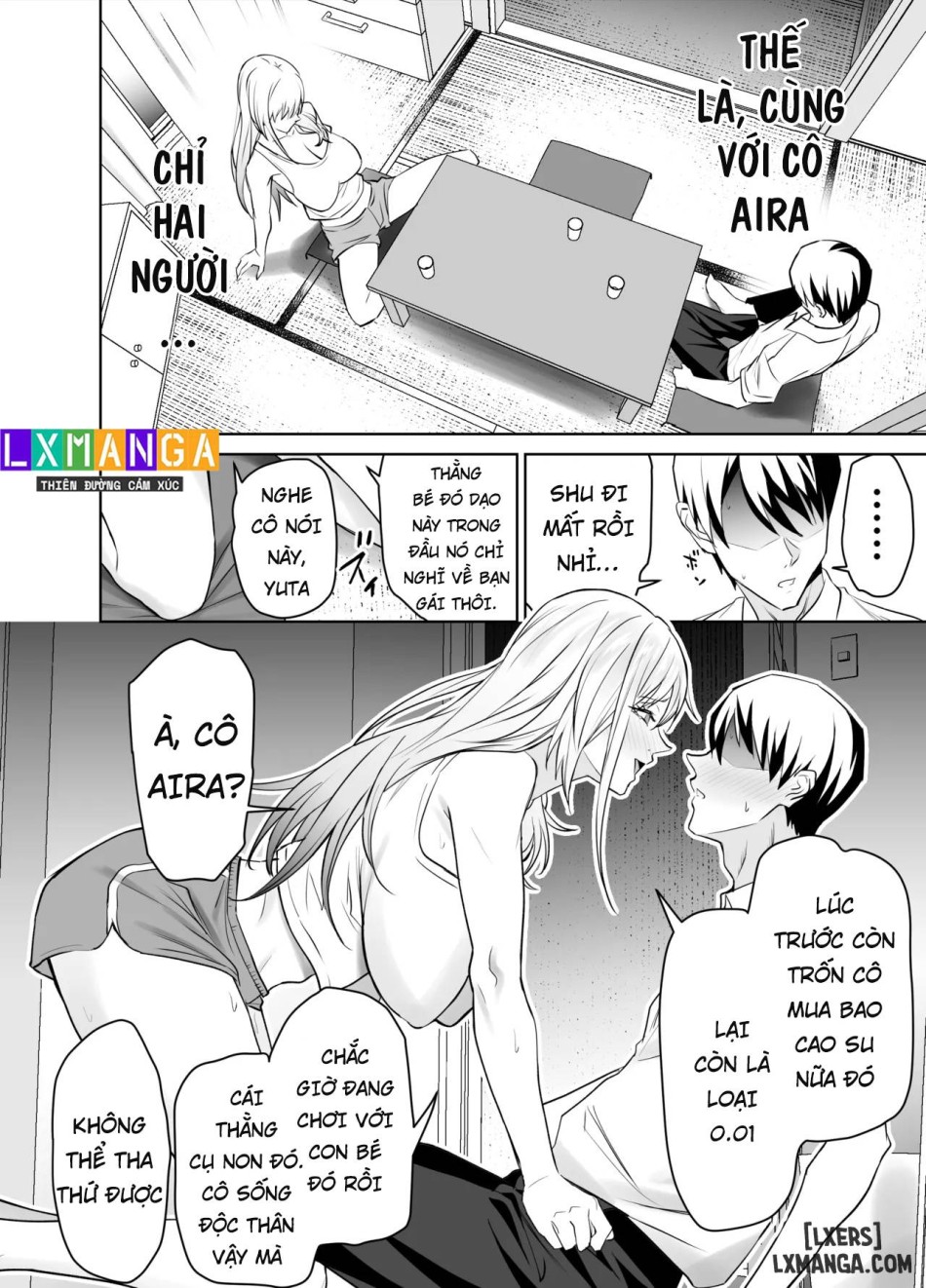 Tomodachi no Gal Mama wa Musuko ni Kakurete Ore no Dekachin wo Kuimakuru. 